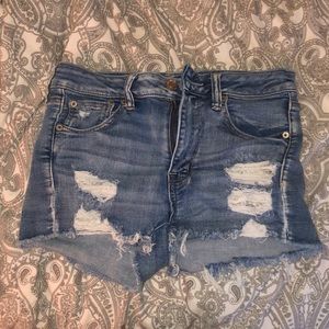 Xtra stretch Jean shorts ripped